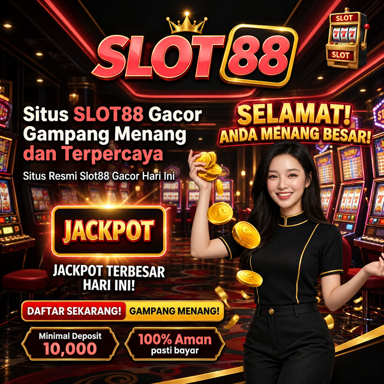 Banner SLOT88 - Ruang Hiburan Interaktif bagi Penggemar Slot88 Online